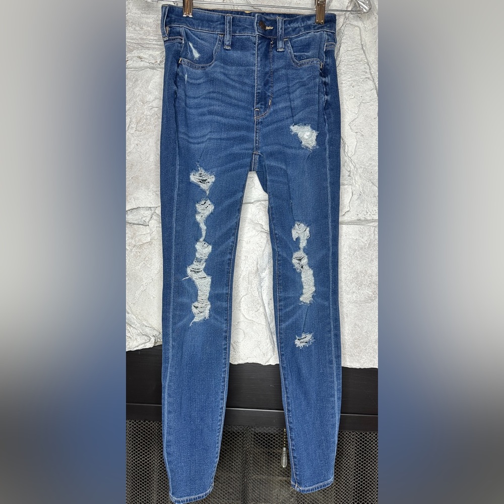 AEO American Eagle | Women’s The Dream Jean Super Hi-Rise Stretch Jegging Size 0